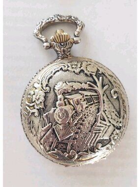 MADISON MATHEY-TISSOT POCKET WATCH QUARTZ JAPAN MOVEMENT VINTAGE